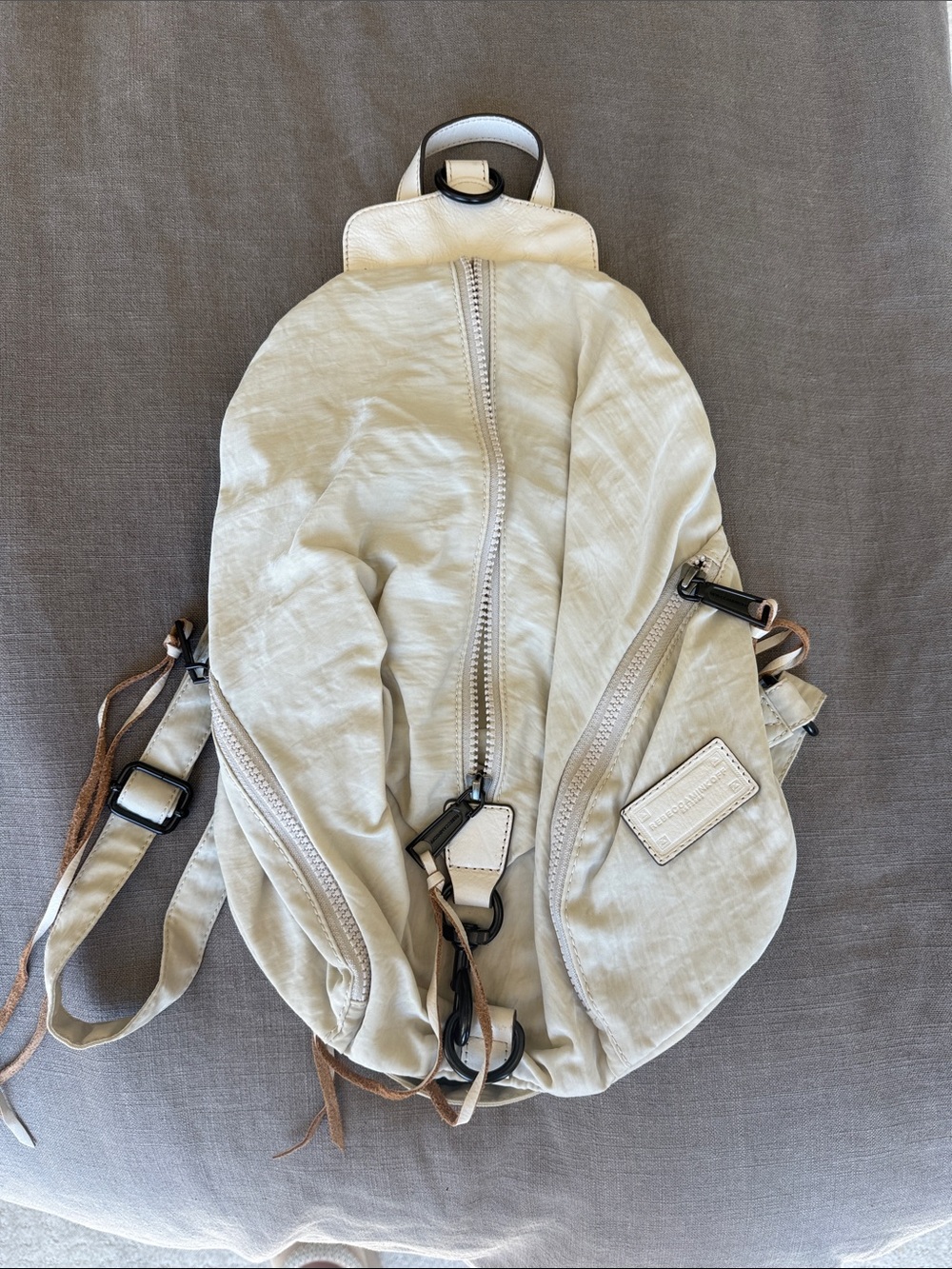 Rebeca Minkoff Women’s Cream Sling Backpack